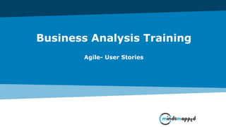 Page 1Classification: Restricted
Business Analysis Training
Agile- User Stories
 