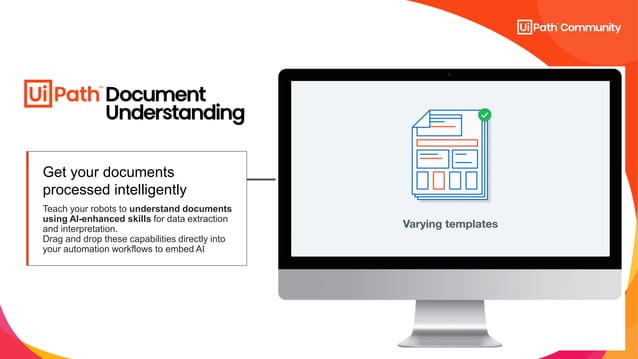 Session 4 AI Associate Series: UiPath Document Understanding Overview | PDF