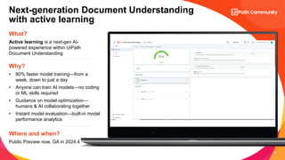 Session 4 AI Associate Series: UiPath Document Understanding Overview | PDF