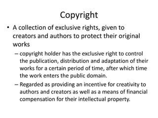 Copyright and Open Licences | PPT