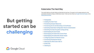 But getting
started can be
challenging
 