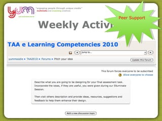 Weekly Activity Peer Support 