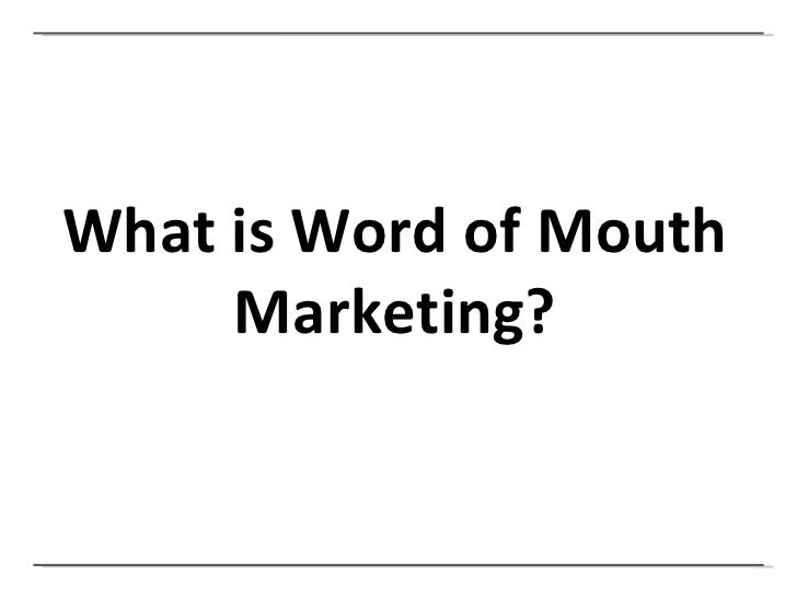 word marketing
