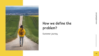 www.walidsaed.com
How we define the
problem?
Customer journey
 