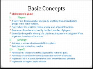 Session 5.pptx and strategic game theory | PPTX