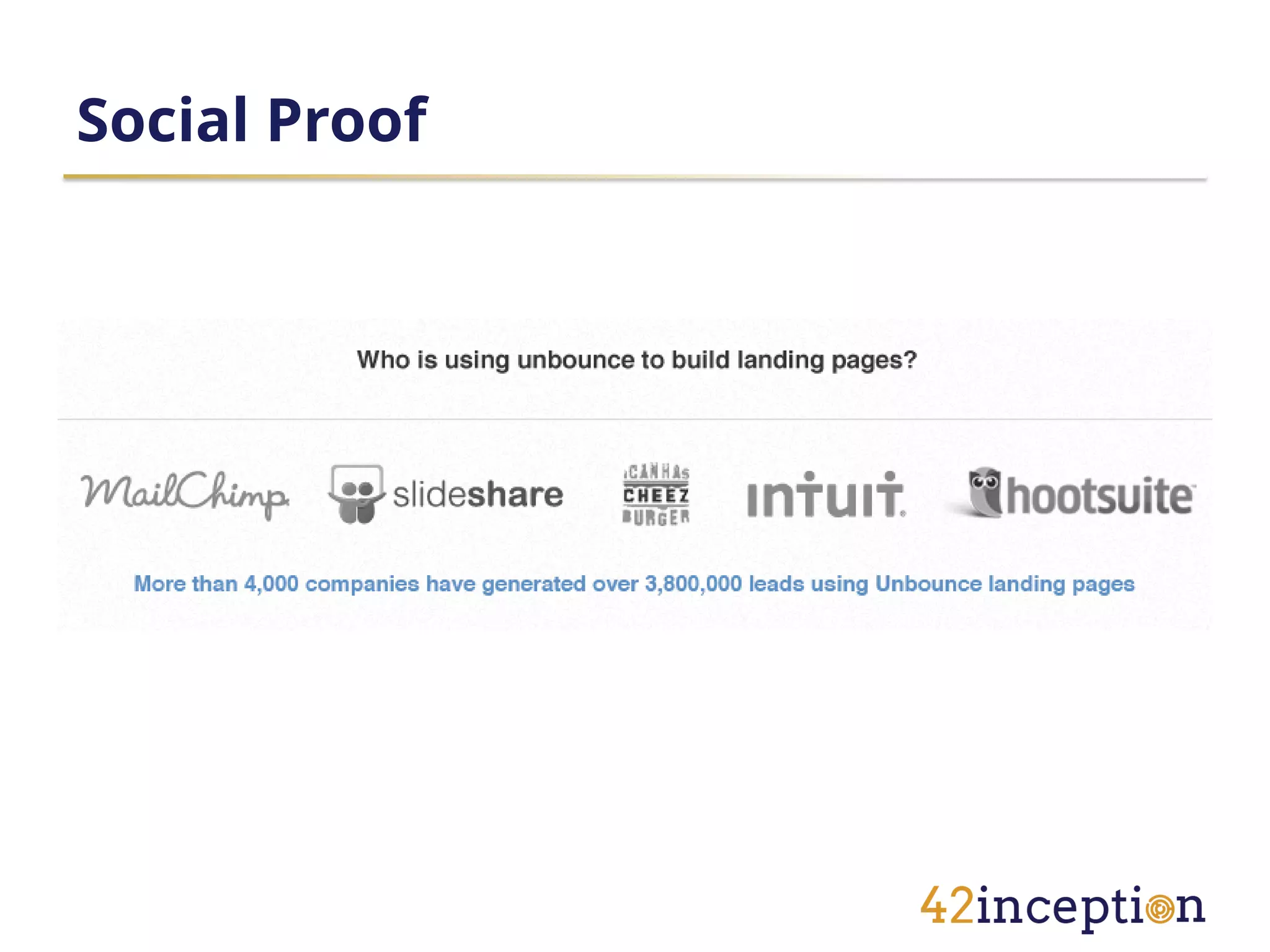 Social Proof
 