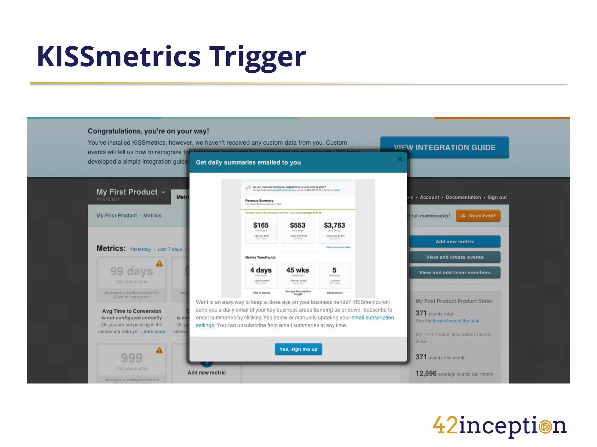 KISSmetrics Trigger
 
