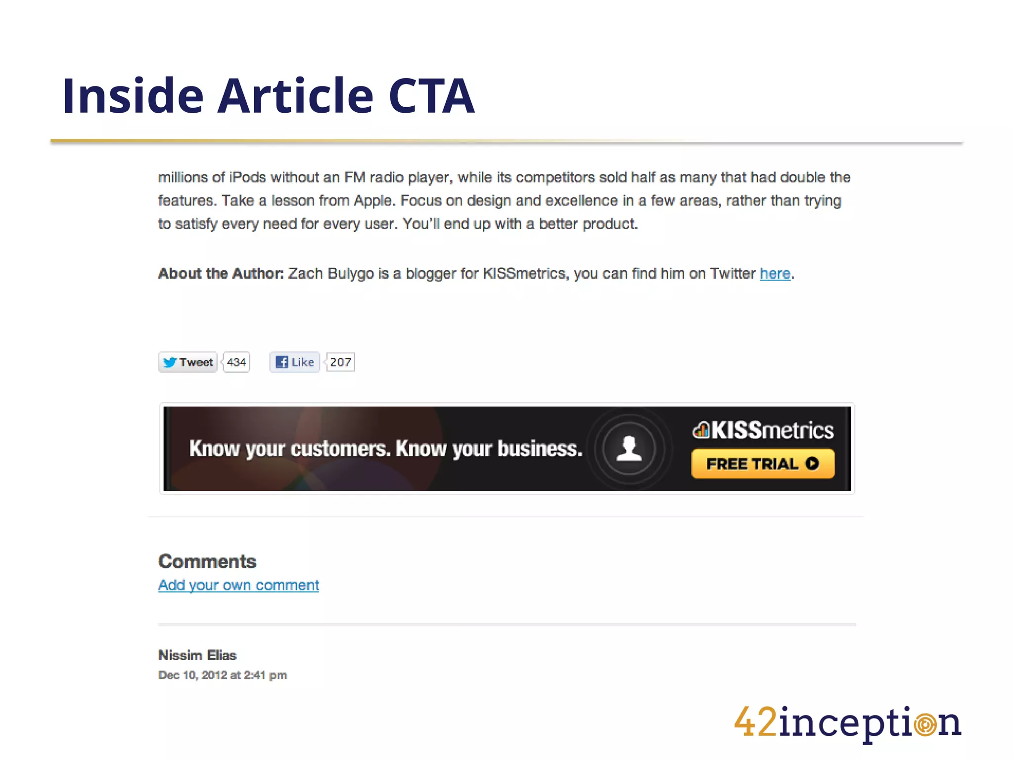Inside Article CTA
 