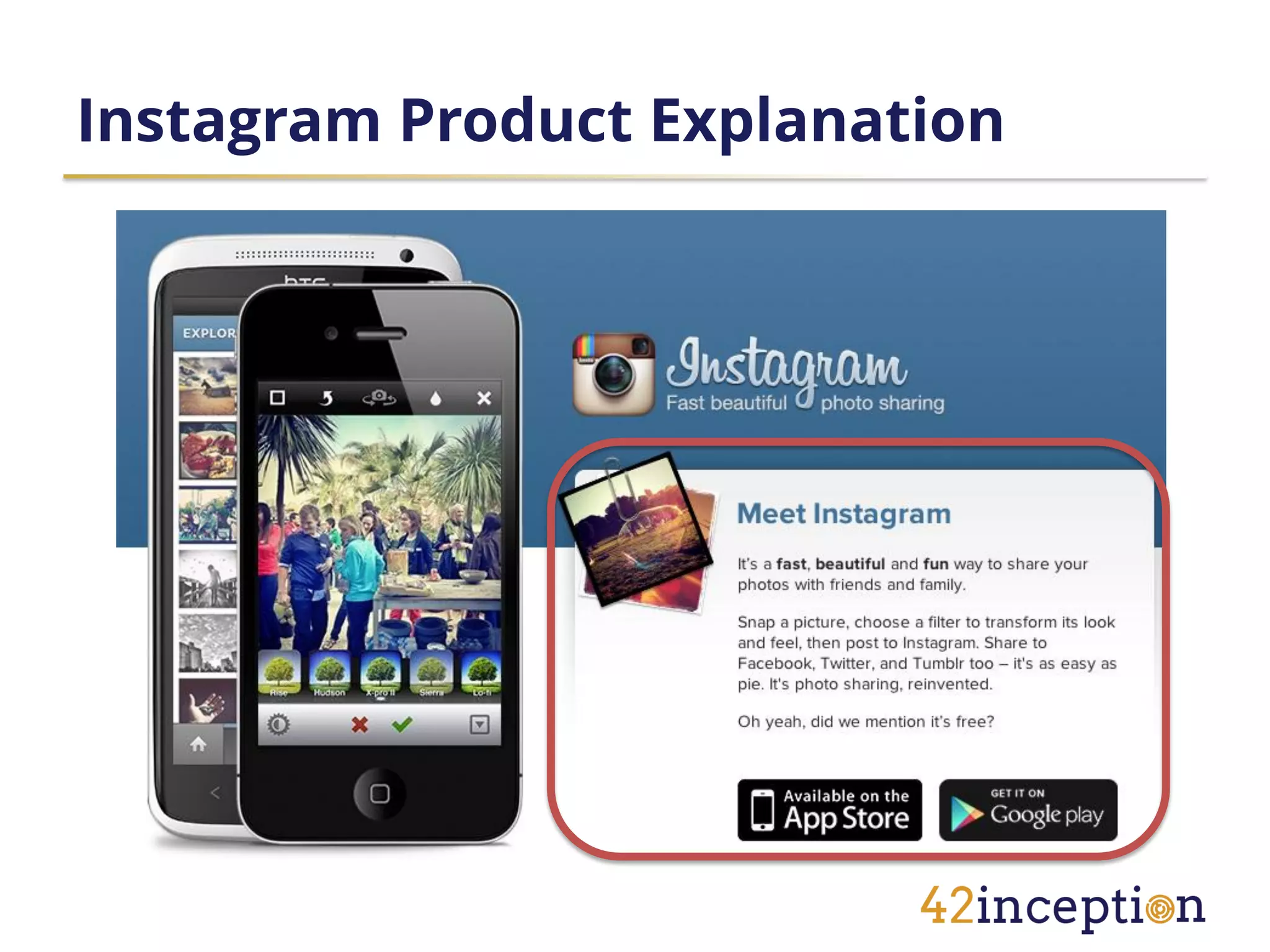 Instagram Product Explanation
 