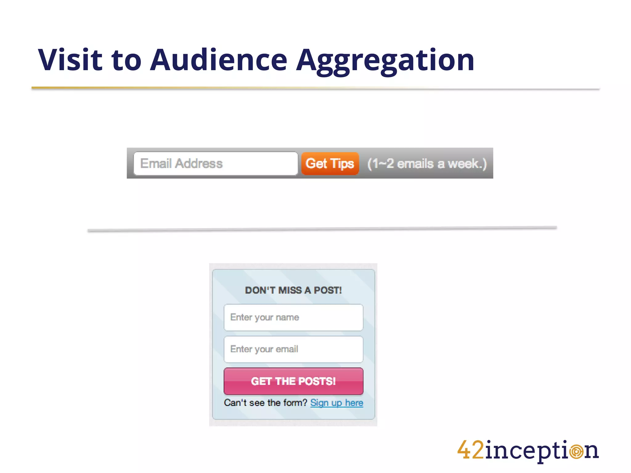 Visit to Audience Aggregation
 