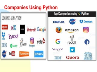 Companies Using Python
 