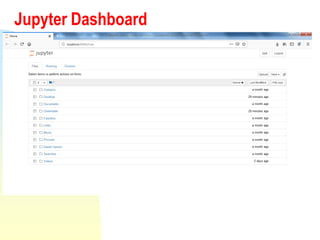 Jupyter Dashboard
 
