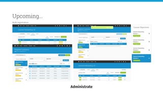Upcoming...
Bulk registration
 