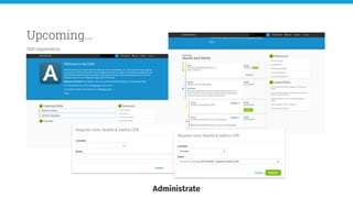 Upcoming...
Self registration
 