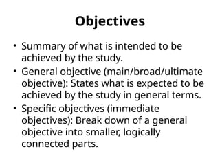Session 5-Research Proposal Objectives, Hypothesis, Methodology, Work ...