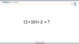 Session 5: Shipley Associates - 7 Pillars of Effective Proposals | PPT