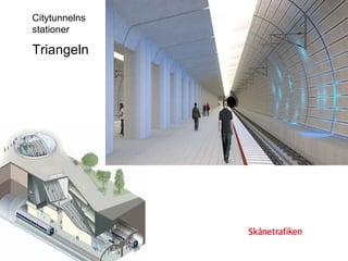 Triangeln Citytunnelns  stationer 2010-01-14 