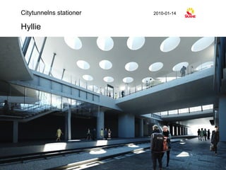 Hyllie Citytunnelns stationer 2010-01-14 