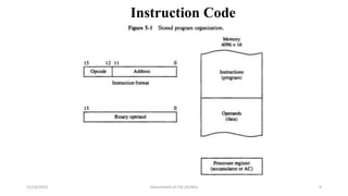Instruction Code
11/24/2022 Department of CSE (AI/ML) 9
 