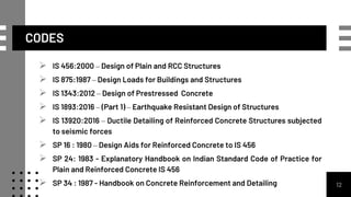DESIGN OF RCC ELEMENTS SESSION 5 PROF. YADUNANDAN | PPTX