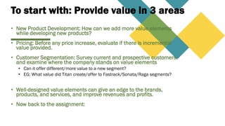 Value Session Example Session 5 elements of value presentations | PDF