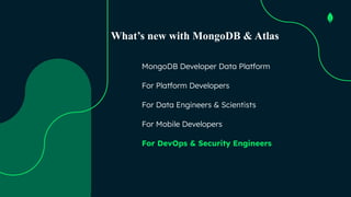 Data Con LA 2022 - What's new with MongoDB 6.0 and Atlas | PDF