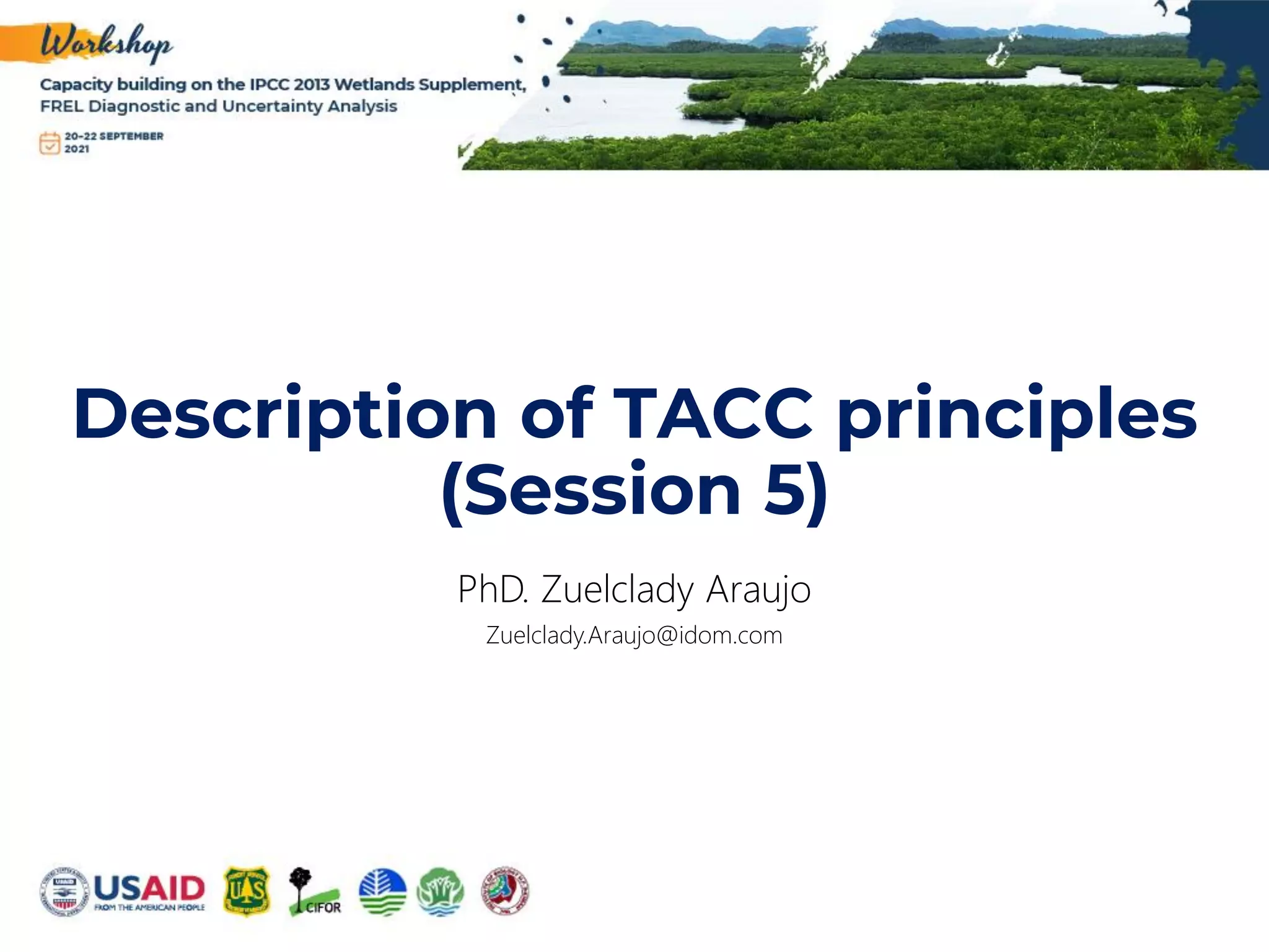 Tacc Program Description of TACC principles | PDF