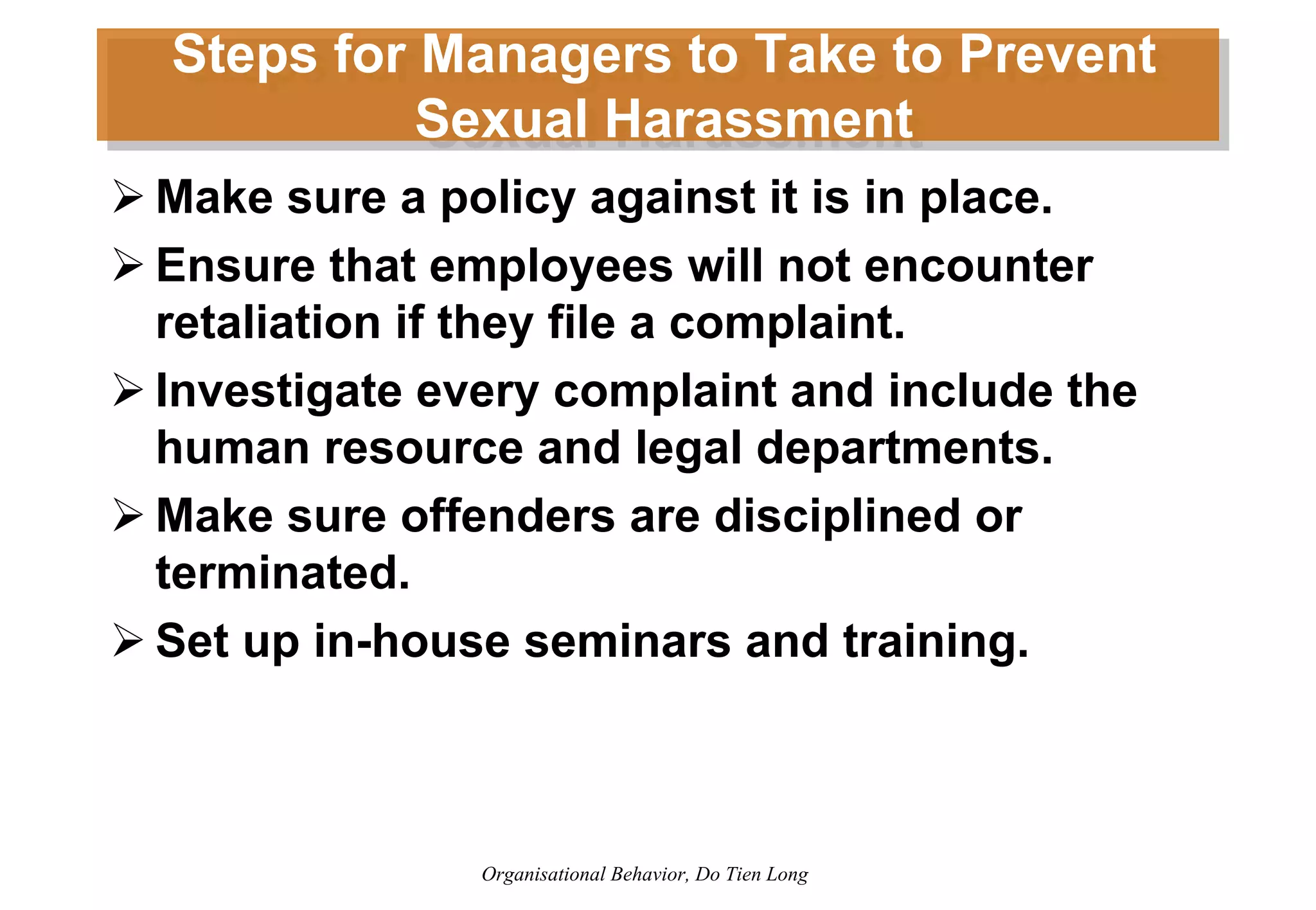 Organizational Behavior - Session 6