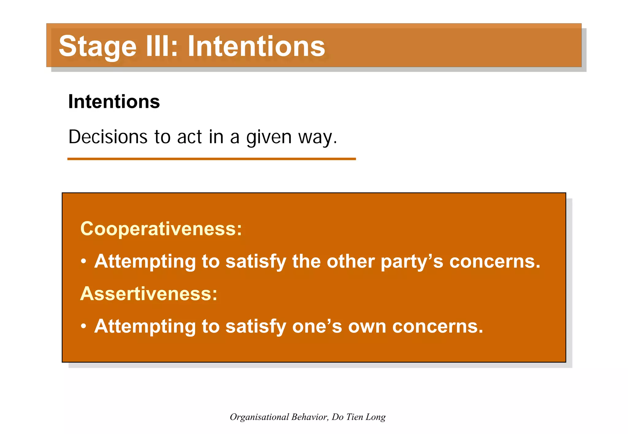 Organizational Behavior - Session 6