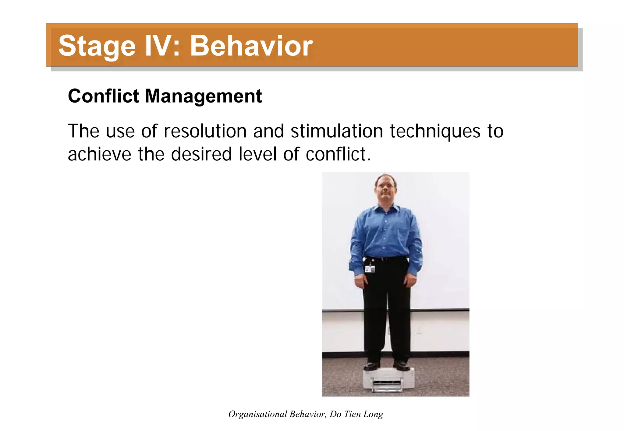 Organizational Behavior - Session 6