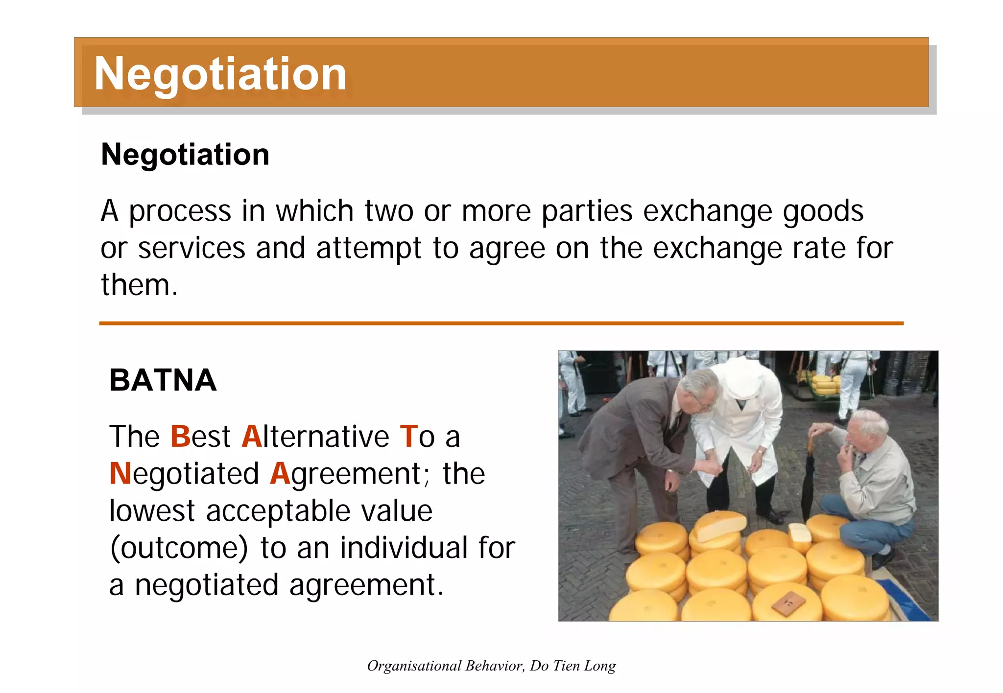 Organizational Behavior - Session 6