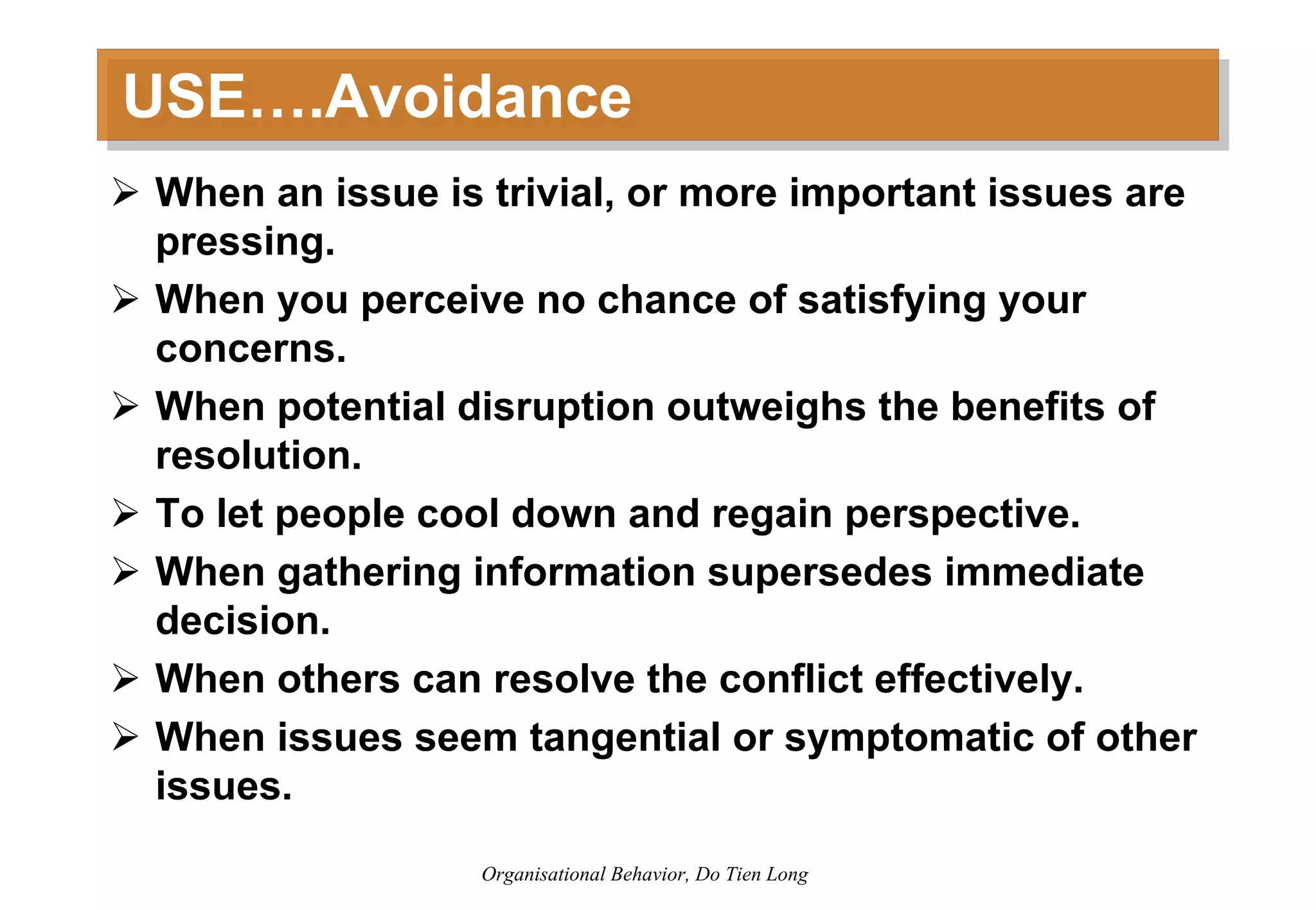 Organizational Behavior - Session 6