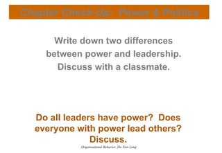 Organizational Behavior - Session 6