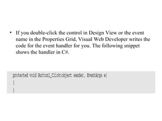 ASP.NET Session 6 | PPT