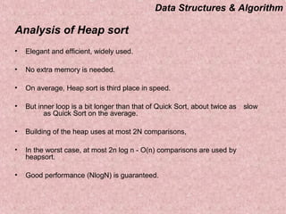 Heapsort Performance Data Structures 6 | PPT