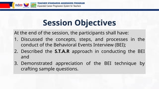 Session 6 - Behavioral Events Interview.pptx
