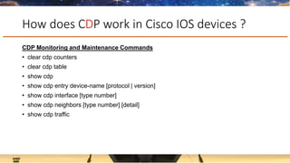 Setting up CDP (Cisco Discovery Protocol) between Cisco IOS and VMware ...