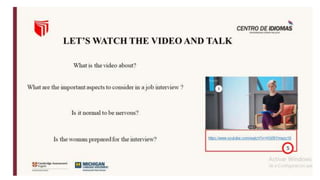 LET’S WATCH THE VIDEO AND TALK
What is the video about?
https://www.youtube.com/watch?v=HG68Ymazo18
5
 