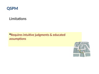 QSPM
Requires intuitive judgments & educated
assumptions
Limitations
 