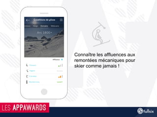 Connaître les affluences aux
remontées mécaniques pour
skier comme jamais !
 