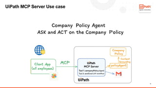 11
UiPath MCP Server Use case
 
