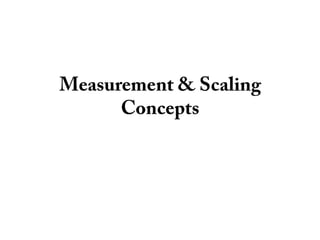 Scaling Concepts Ppt