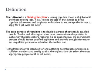 Session 7 recruitment | PPT