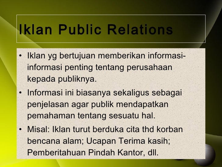 Produksi Media Public Relations, sesi 7