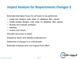 Page 29Classification: Restricted
Impact Analysis for Requirements Changes-3
 