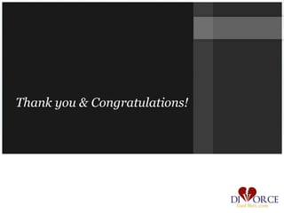 Thank you & Congratulations!
 