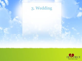 3. Wedding
 
