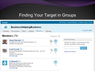 Finding Your Target in Groups 