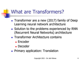 Data Con LA 2022 - Transformers for NLP | PPTX