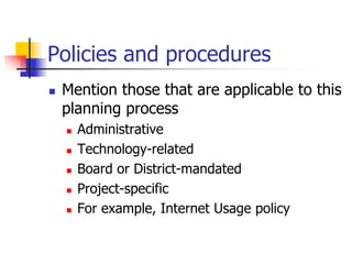 Session8--Creating a technology plan